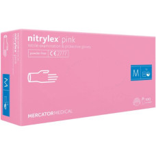 Рукавички нітрилові NITRYLEX рожеві