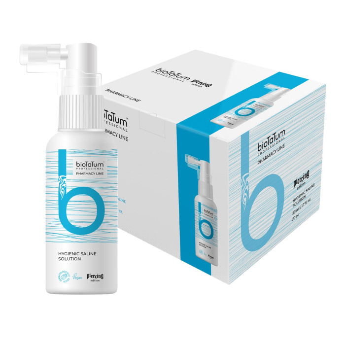 Сольовий розчин для догляду за пірсингом Hygienic Saline solution ТМ bioTaTum Professional